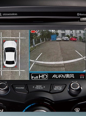 AUFN奥风360度全景摄像头奥风前后左右超高清1080P 360全景摄像头