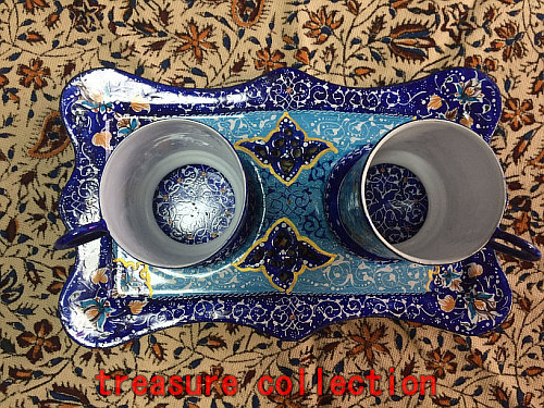 全手工制作珐琅摆件/伊朗进口工艺品/铜胎掐丝/高档礼物/铜器