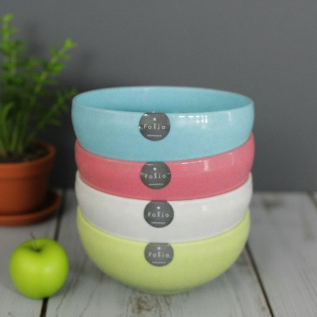 日本进口创意厨房四色大碗 塑料饭碗 糖果色方便面碗厨房餐碗餐具