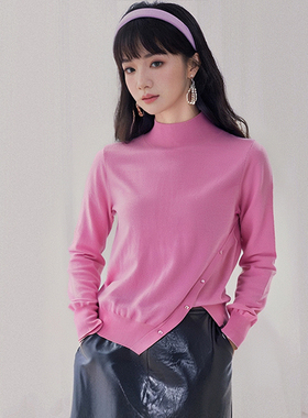 【贝系列】商场品牌女装折扣2025年冬季659元55%羊毛针织衫毛衣