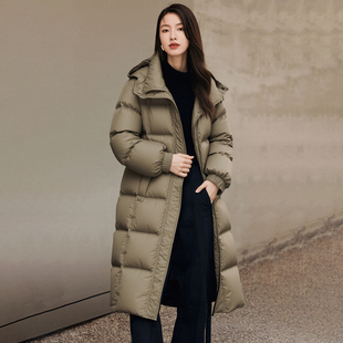 薰系列2799元90鹅绒200克羽绒服2025年冬季品牌折扣女装新款