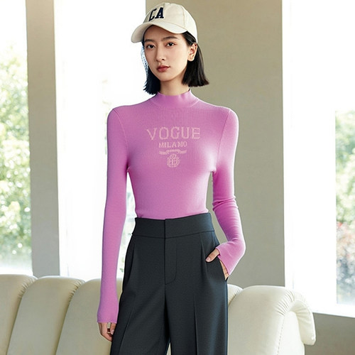 米系列49.6%绵羊毛打底衫针织衫