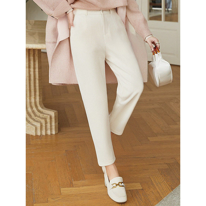 【素系列】商场品牌女装折扣2025年冬季专柜459元通勤加绒休闲裤,女装/女士精品,休闲裤,淘宝优惠券,粉丝福利购,淘宝优惠卷