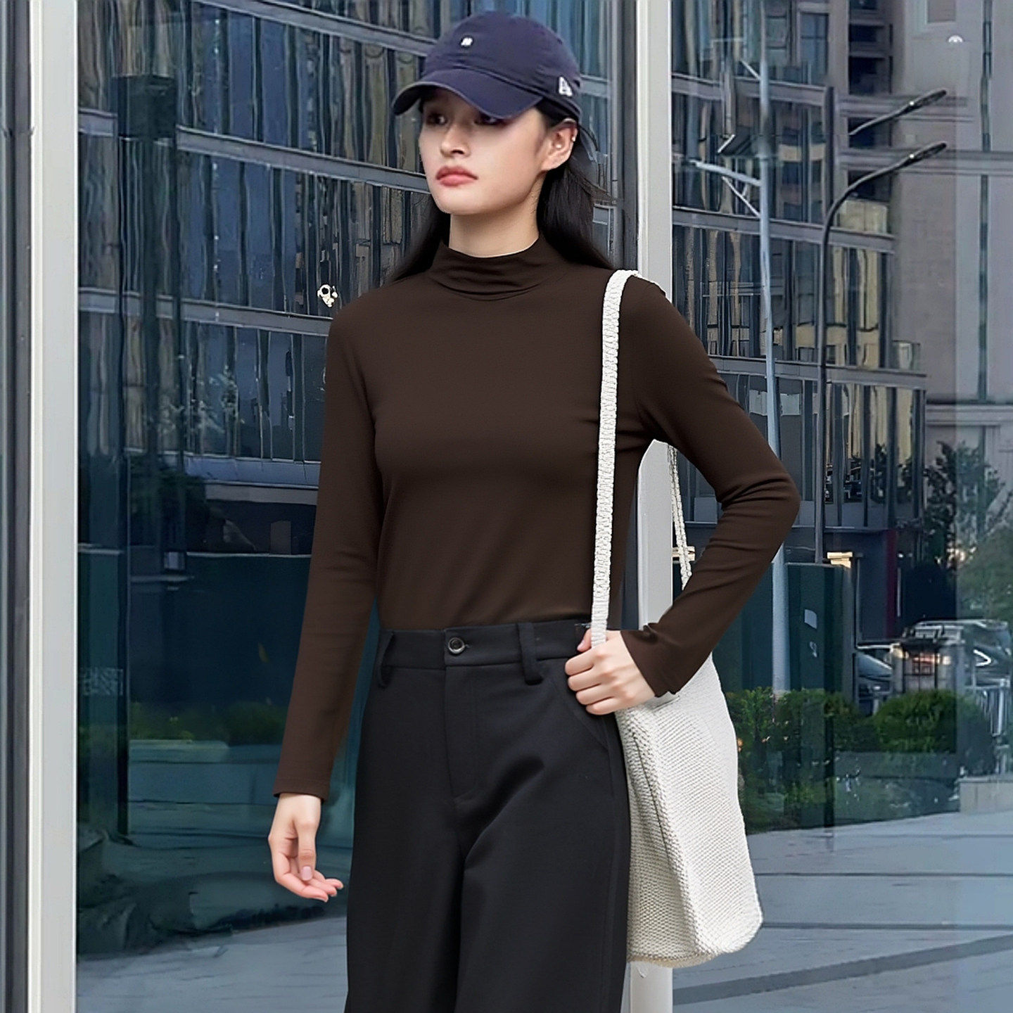 【依系列】新款女装折扣25冬399元半高领打底毛衣针织衫,女装/女士精品,毛针织衫,淘宝优惠券,粉丝福利购,淘宝优惠卷