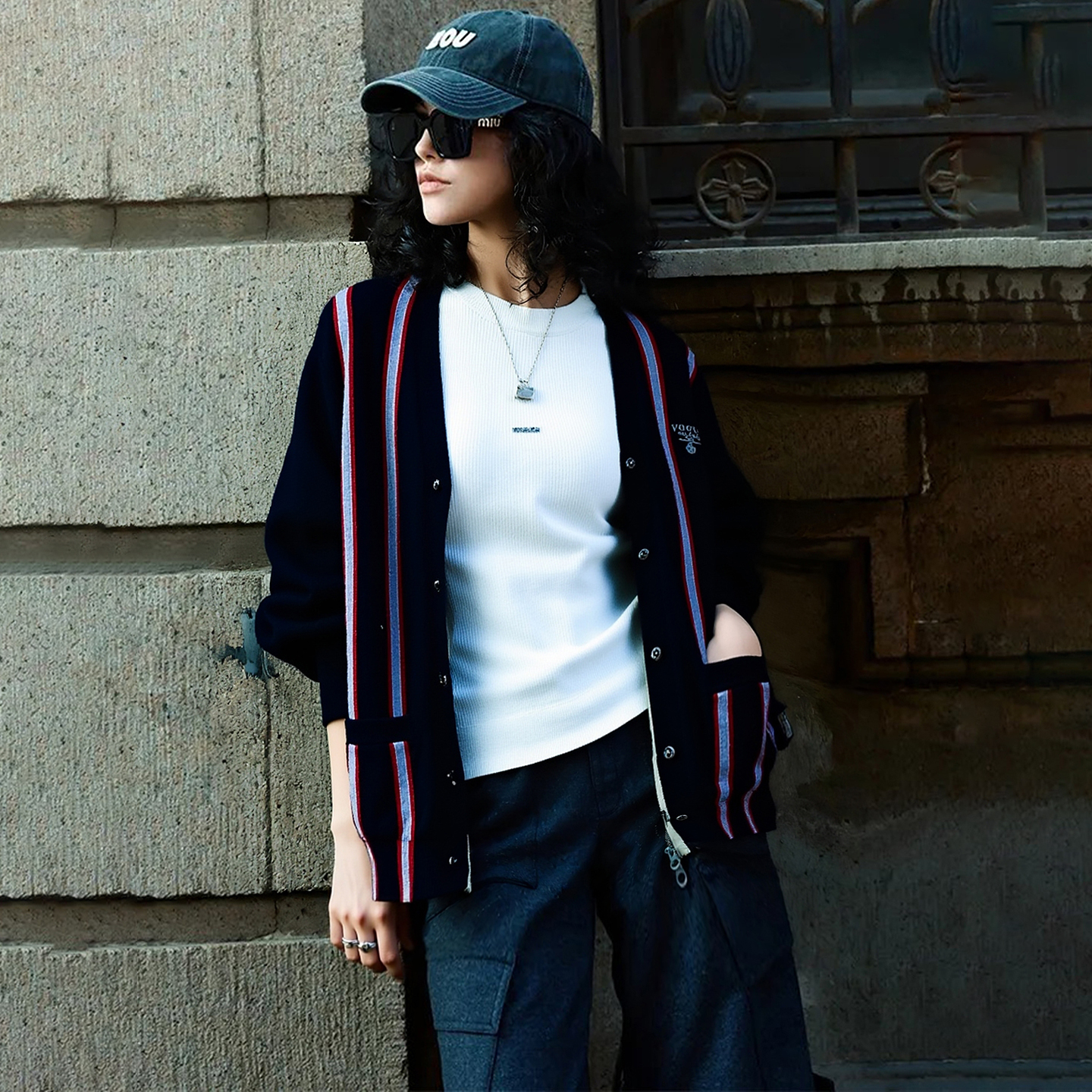 米系列899元羊毛毛衣针织开衫