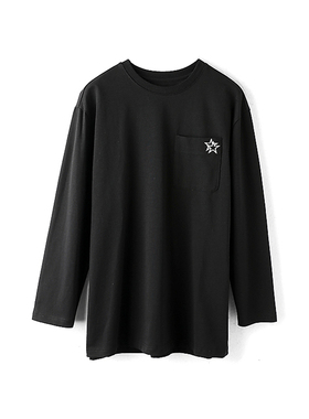 【祖系列】商场品牌女装折扣2025年冬季专柜579元宽松男友风大T恤