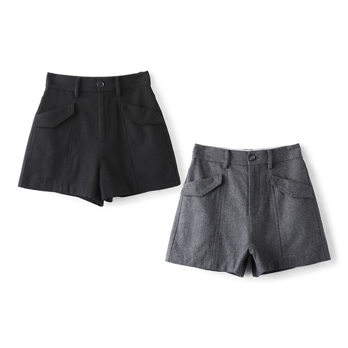 专柜579元羊毛时尚气质毛呢裤