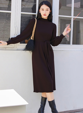 【莉格系列】商场品牌女装折扣2025年冬季659元针织连衣裙