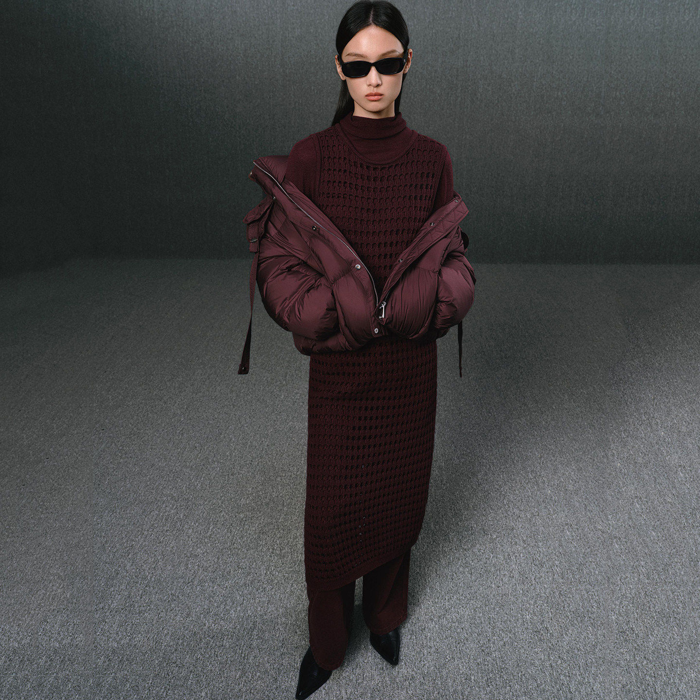 【依系列】商场品牌女装折扣2025年冬季699元镂空针织连衣裙,女装/女士精品,连衣裙,淘宝优惠券,粉丝福利购,淘宝优惠卷