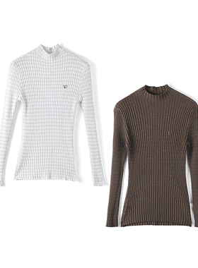 【卡系列】商场品牌女装折扣2025年冬季专柜359元爱心装饰针织衫