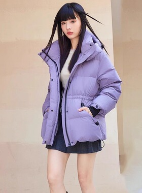 【N系列】商场品牌女折扣25冬1999元90绒177克加厚锁热羽绒服