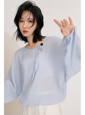 NANA胶囊系列泡泡袖长袖小衫X2206144XS2XX