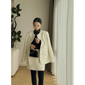 新中长款 2025年春季 气质外套 小香风圆领半裙套装 NANASTORE法式
