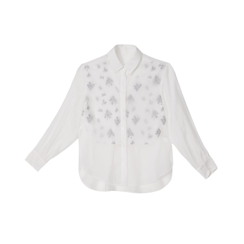 NANASTORE白色蕾丝衬衫女春季新款长袖复古宽松衬衣碎花上衣纯色,女装/女士精品,衬衫,淘宝优惠券,粉丝福利购,淘宝优惠卷