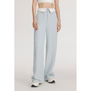 背带裤 新款 宽松阔腿裤 黑色裤 长 NANASTORE休闲裤 子薄款 女2024春季