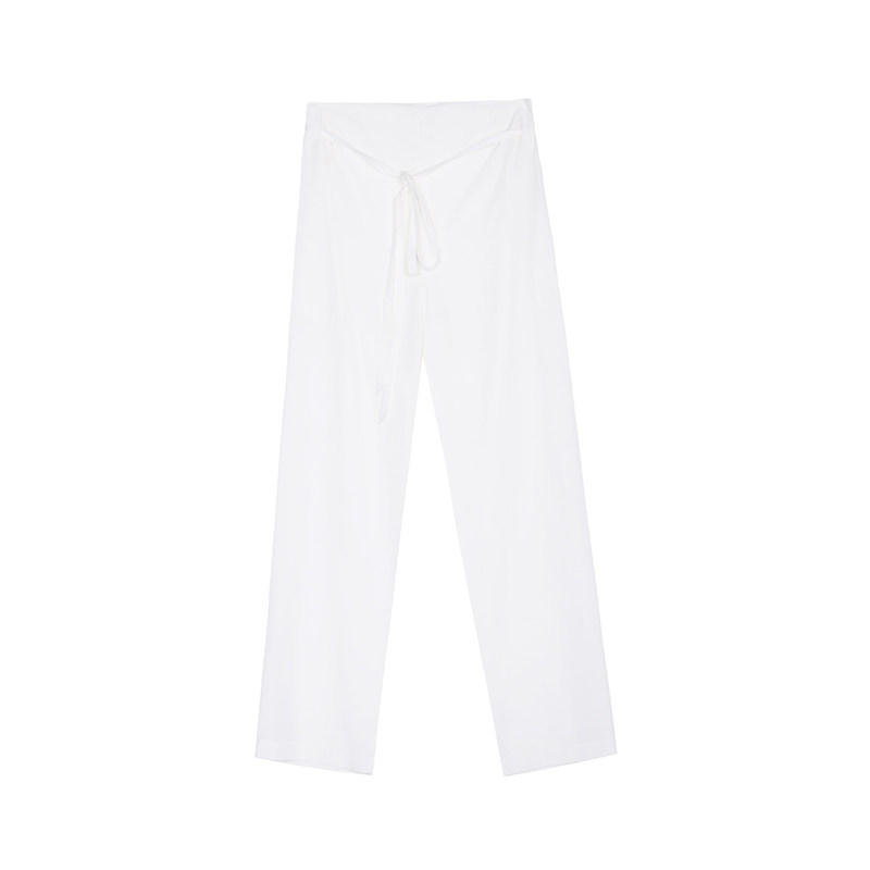 NANASTORE白色休闲裤女2024春季新款高腰简约宽松裤子薄款显瘦,女装/女士精品,休闲裤,淘宝优惠券,粉丝福利购,淘宝优惠卷