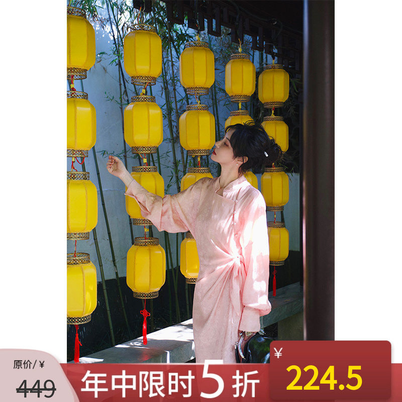 新中式禅意高级感宽松长裙