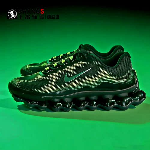 上尚体育 Nike AIR LIQUID MAX 黑绿 舒适跑步鞋 IQ7634-001