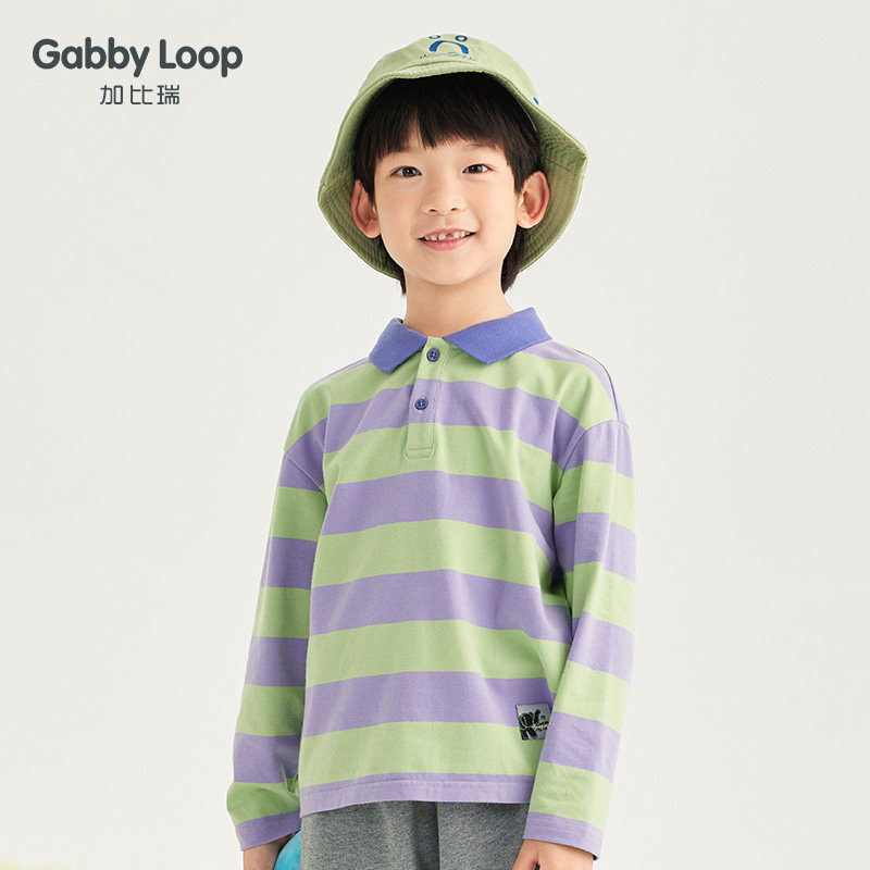 加比瑞童装 秋季新品 男童简约经典休闲舒适T恤衫中大童POLO衫,童装/婴儿装/亲子装,T恤,淘宝优惠券,粉丝福利购,淘宝优惠卷