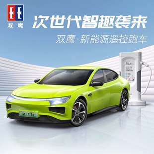 双鹰新能源快充跑车遥控汽车模型男孩电动漂移赛车生日礼物E725