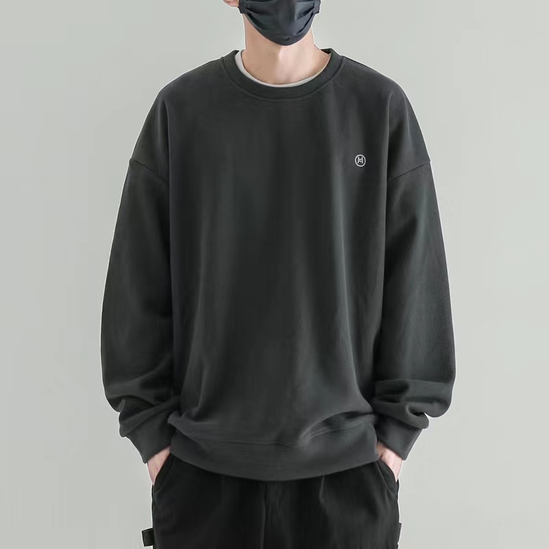 秋冬桐夏沫圆领宽松卫衣