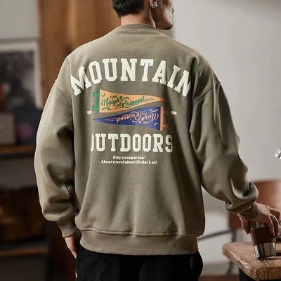 秋冬桐夏沫重磅宽松卫衣