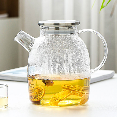 苏氏陶瓷 高硼硅养生泡茶壶泡花茶耐高温可煮茶壶 1780ml凉水壶