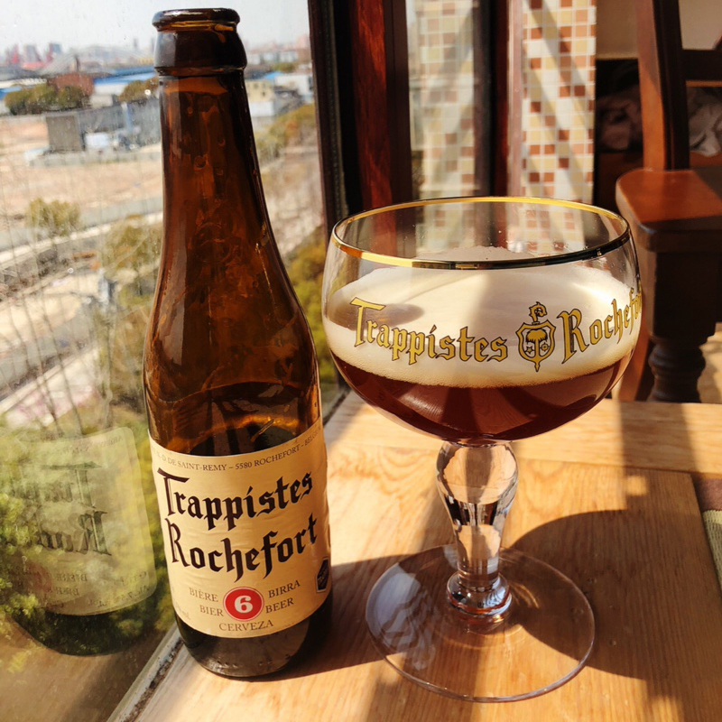 比利时罗斯福圣杯修道院啤酒杯rochefort罗斯福啤酒专用杯 手工制