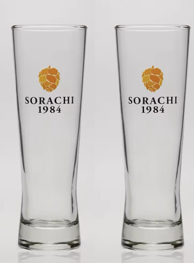 SORACHI札幌传奇1984空知啤酒杯SAPPORO玻璃杯大容量扎啤杯精酿杯