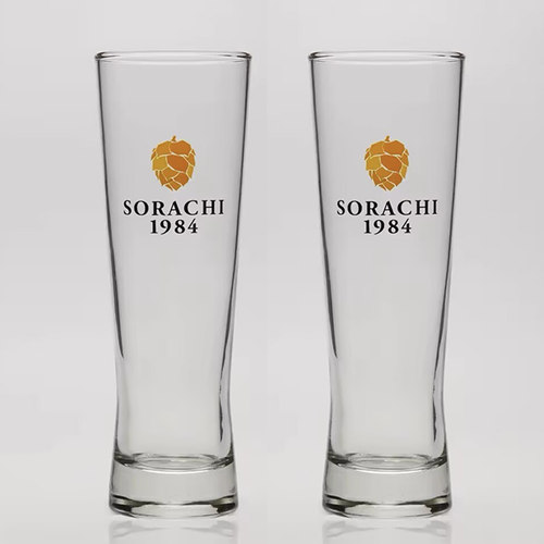 SORACHI札幌传奇1984空知啤酒杯SAPPORO玻璃杯大容量扎啤杯精酿杯