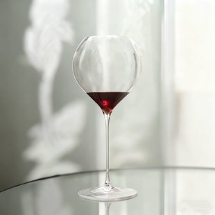 高级感超薄白葡萄高脚杯圆润杯型水晶玻璃香槟杯水滴款高挑红酒杯