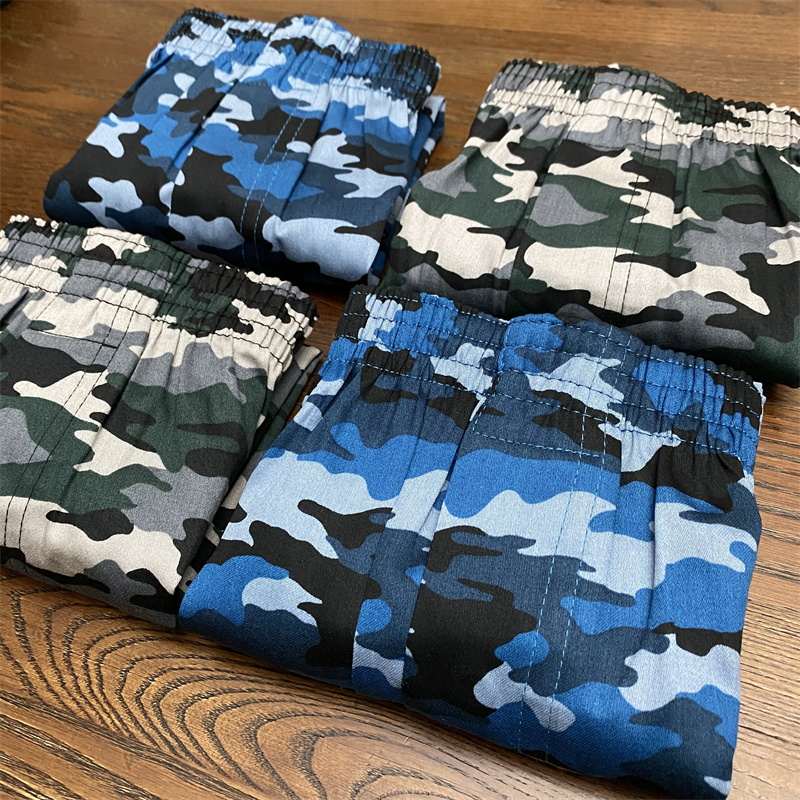 一片式出口日本全棉男士平角裤