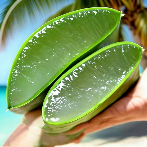新鲜库拉索芦荟可食用美容补水