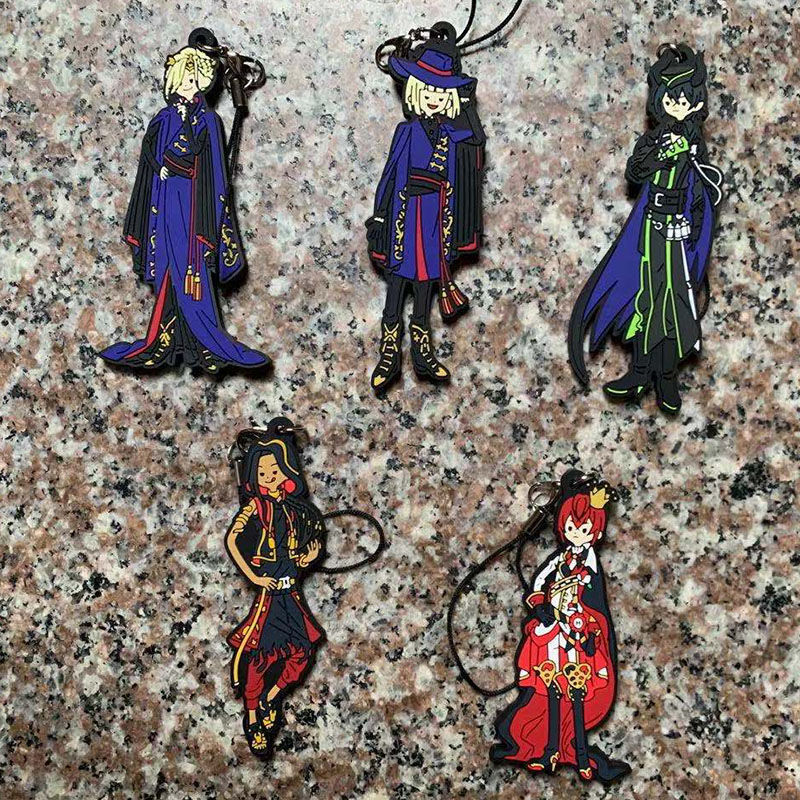 日单散货迪士尼扭曲仙境橡胶挂件ACE AZUL RIDDLE leona vil