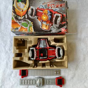 日版万代假面骑士铠武DX战极驱动器变身腰带 创世纪腰带锁种 二手