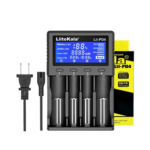 LiitoKala 21700 4槽 充电器 26650 LCD 18650 PD4 Lii 电池