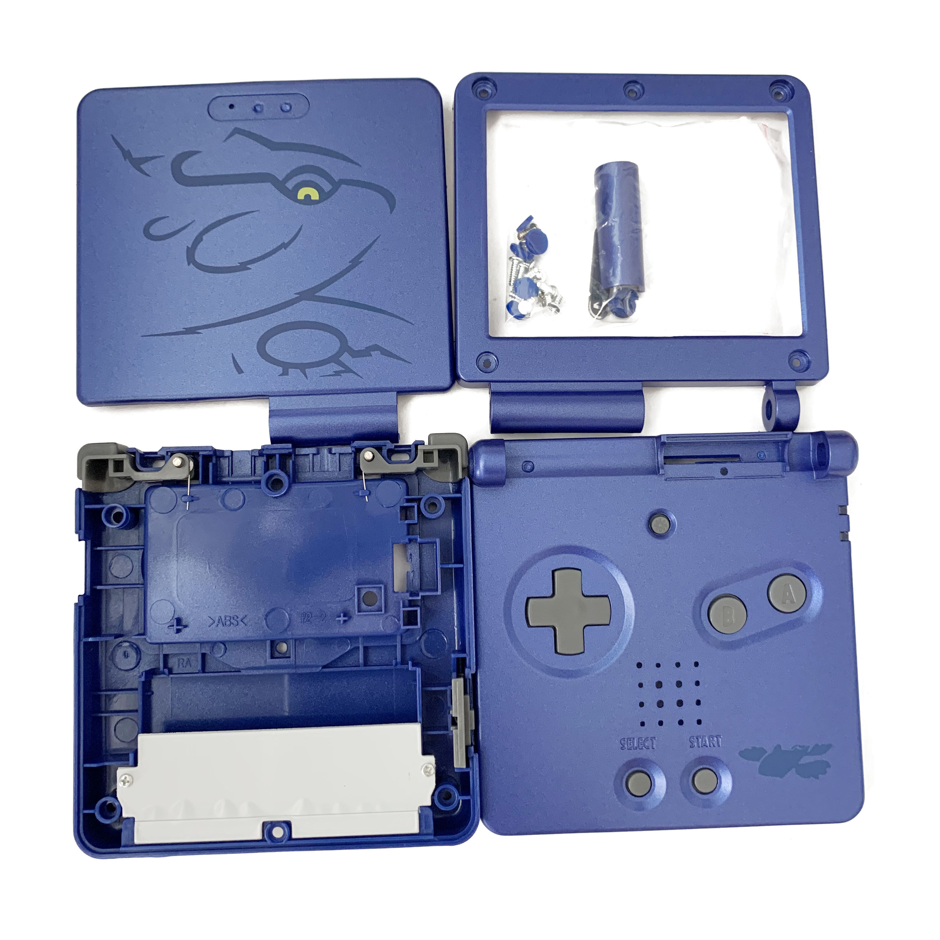 NINTENDO 휴대용 ??GBA SP 케이스 SP 게임 콘솔 한정판 GULATON SP 교체 쉘 컬러 쉘 HAIHUANGYA