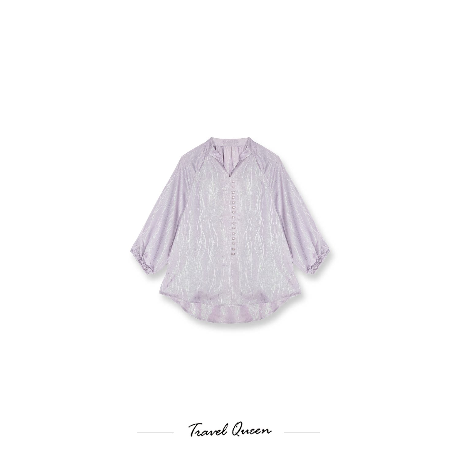 【鱼儿推荐】TQ"温婉如玉"桑蚕丝上衣长袖L90619(10天左右发)