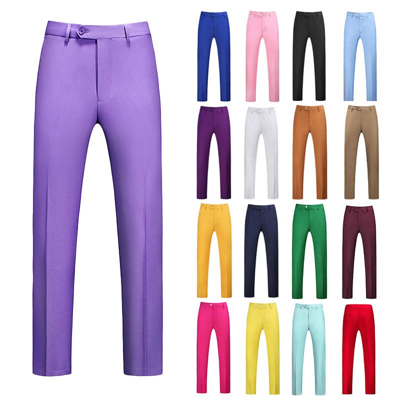 商務休閑修身春秋長褲正裝西褲