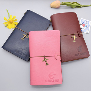 南航国航小飞机复古笔记本航空飞行记录本记事本学生日记本手账本