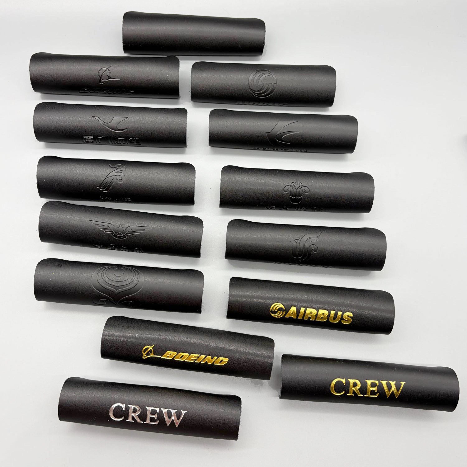 东航国航真皮飞行箱拉杆保护套航空箱空姐箱把手套拉手防勒护手套