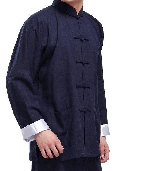 棉麻长袖民族服装 功夫开衫李小龙唐装 经典咏春服 武术服|msdalam kategori Pakaian Lelaki, pakaian kebangsaan - dari Buy2taobao.com untuk memberikan perkhidmatan ejen Taobao profesional membeli