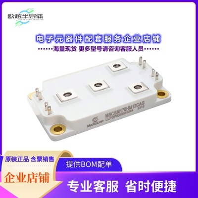二极管/晶体管MSCSM170HM12CAG[MOSFET 4N-CH 1700V 179A]
