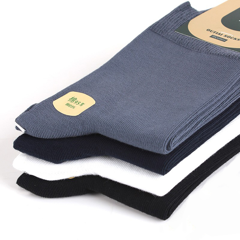 小码男袜欧蒂爱精梳棉6双吸汗男