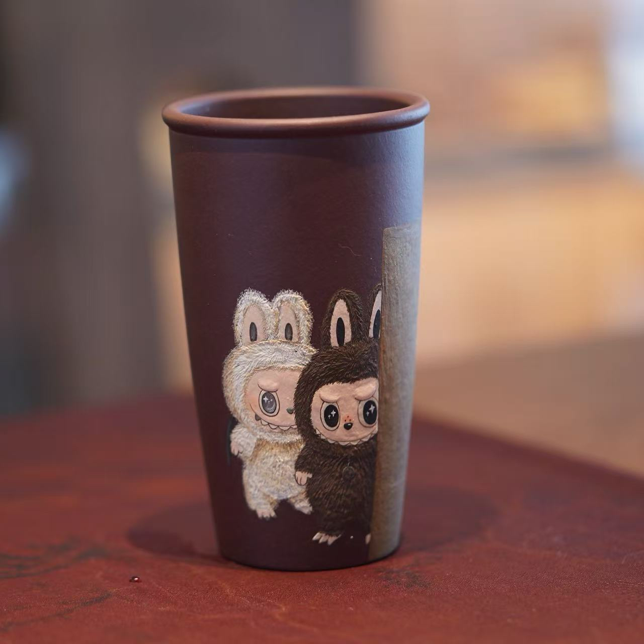 蜜糖紫砂｜原矿紫泥可乐杯 大天使and大首领 330ml 大容量 高13cm