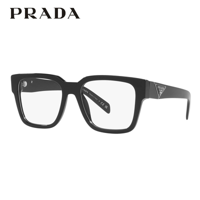 Prada普拉达眼镜框新款黑框女款近视眼镜时尚男士眼镜架0PR08ZVF