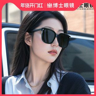 GM同款偏光太阳镜女防紫外线黑超大框显瘦方圆脸开车专用墨镜潮男