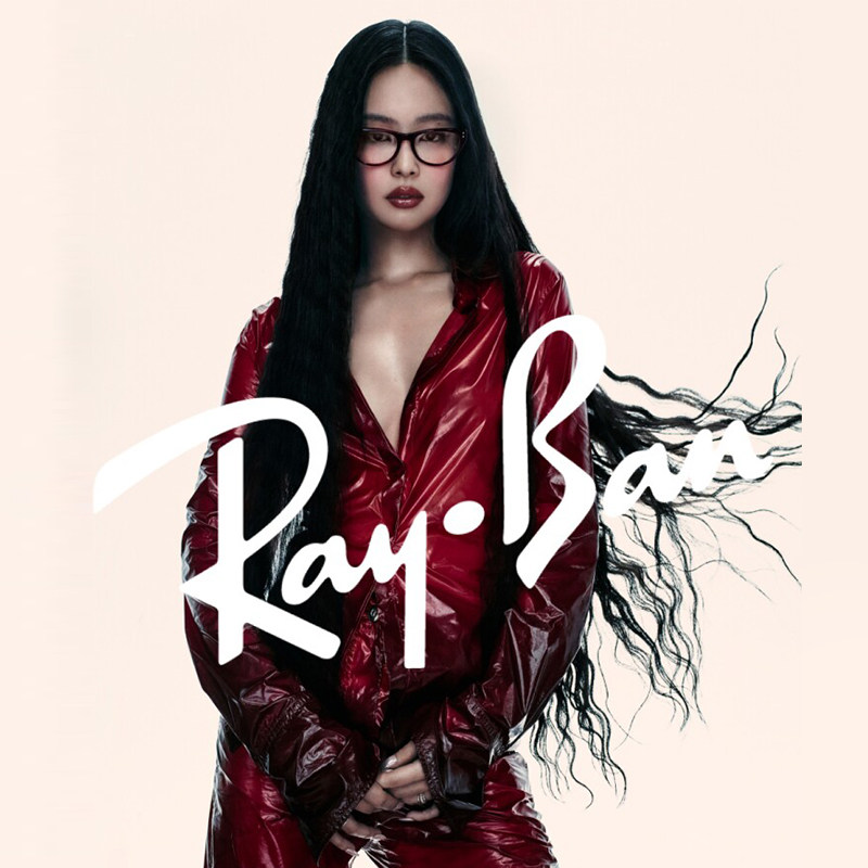 【Jennie同款】RayBan雷朋猫眼镜框女款复古可配近视镜架0RX5449D