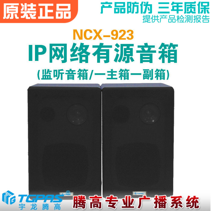 IP网络有源音箱 壁挂音响NCX-923 音频终端公共广播宇龙腾高促销