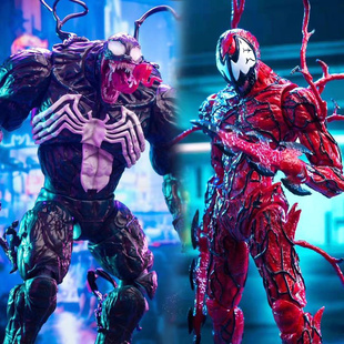 正版咪咕大号毒液屠杀玩具 关节可动手办儿童礼物摆件包邮带配件